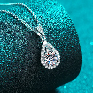 The Mystic Drop Necklace 2.0 Carat Moissanite  VVS1